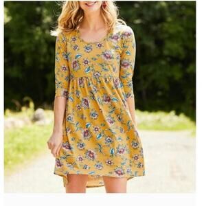 Matilda Jane A Place In The Sun Floral Yellow Dress Size: M